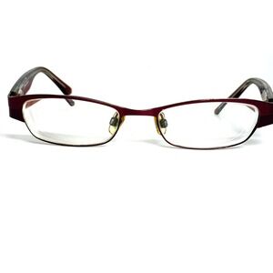 Genesis Altair G5002 Plum Purple Rectangular Eyeglass Frames 51-18-130